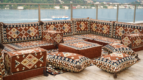 8 Thickness U Sofa Set, Arabic Majlis, Turkish Sofa, Moroccan Sofa, Floor Seating Set