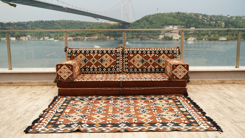 Single Sofa Set, Floor Seating, Arabic Majlis Seating Set