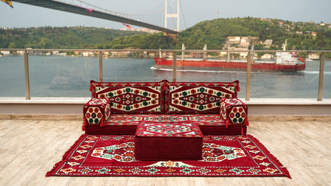 8 Thickness Single Seating Sofa, Arabic Jalsa, Arabic Floor Seating Set