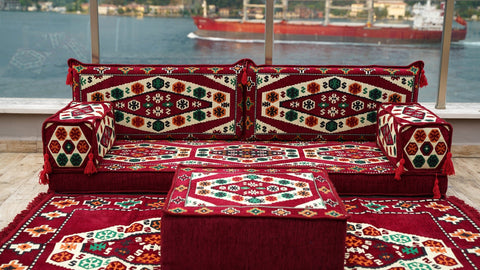 8 Thickness Single Seating Sofa, Arabic Jalsa, Arabic Floor Seating Set