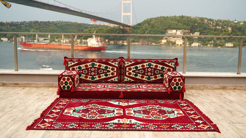 8 Thickness Single Seating Sofa, Arabic Jalsa, Arabic Floor Seating Set