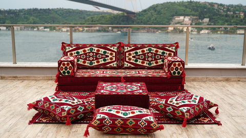 8 Thickness Single Seating Sofa, Arabic Jalsa, Arabic Floor Seating Set