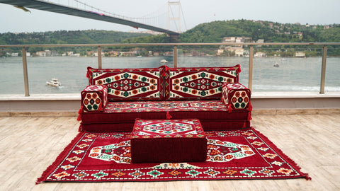 8 Thickness Single Seating Sofa, Arabic Jalsa, Arabic Floor Seating Set