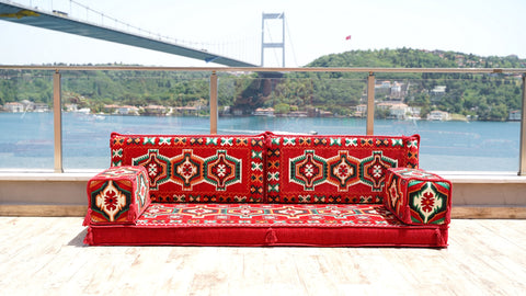 Turkish Loveseat Sofa, Arabic Jalsa, Moroccan Sofa Seating