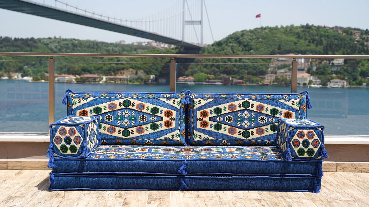 8 Thickness Loveseat, Arabic Seating, Floor Cushions Set