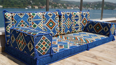8 Thickness Single Seating Sofa, Majlis Sofa, Handmade Arabic Sofa
