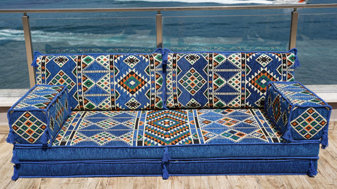 Loveseat Sofa, Floor Seating Set, Arabic Majlis