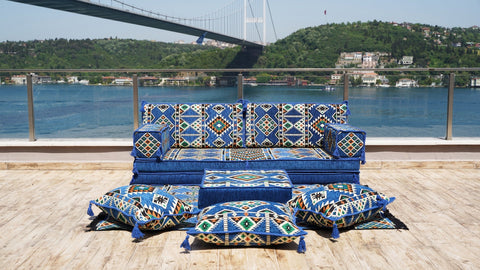 8 Thickness Single Seating Sofa, Majlis Sofa, Handmade Arabic Sofa