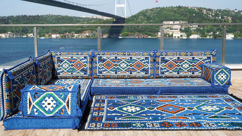 L Shaped Arabic Sofa, Majlis Sofa, Floor Cushions, Arabic Jalsa