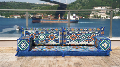 Loveseat Sofa, Turkish Cushions, Arabic Floor Seating
