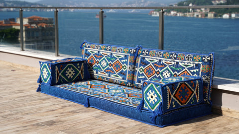 Single Sofa Set, Floor Cushions, Arabic Jalsa Seating