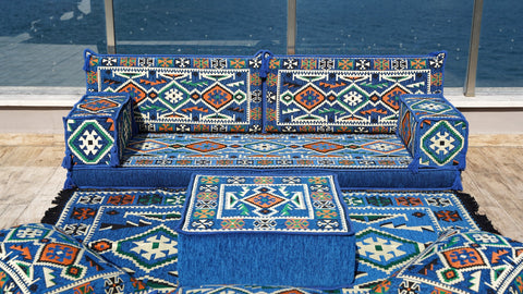 Single Sofa Set, Floor Cushions, Arabic Jalsa Seating