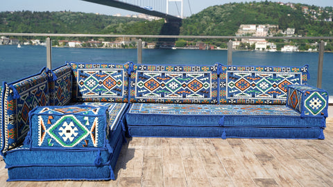 L Shaped Arabic Sofa, Majlis Sofa, Floor Cushions, Arabic Jalsa