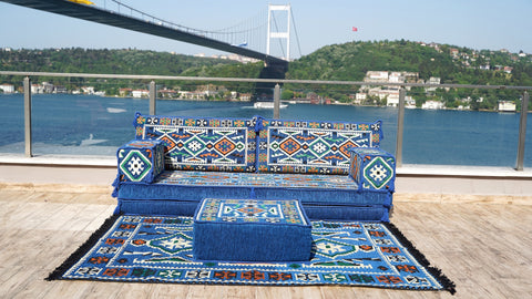 Single Sofa Set, Floor Cushions, Arabic Jalsa Seating
