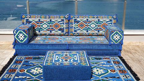 Single Sofa Set, Floor Cushions, Arabic Jalsa Seating