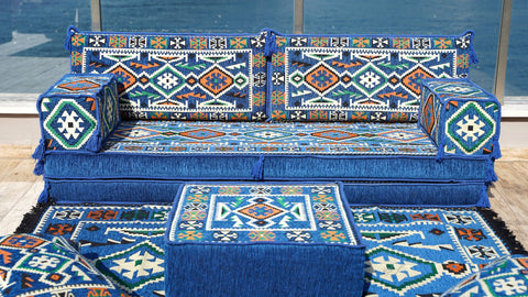 Single Sofa Set, Floor Cushions, Arabic Jalsa Seating