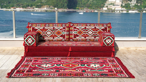 8 Thickness Single Seating Sofa, Arabic Majlis, Arabic Floor Seating