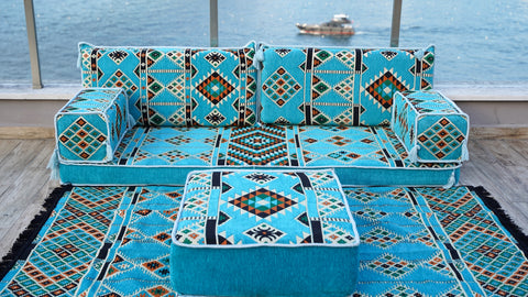 Single Sofa Set, Arabic Sofa, Moroccan Sofa Seating Set