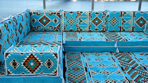 8 Thickness L Shape Sofa, Floor Cushions, Arabic Floor Sofa Set, Arabic Jalsa Set