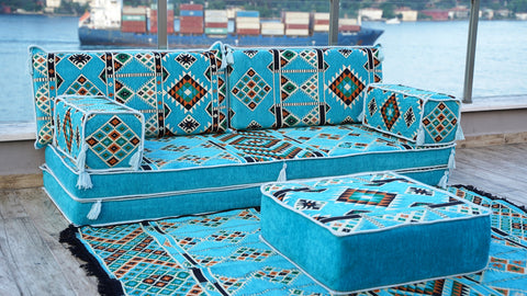 Single Sofa Set, Arabic Sofa, Moroccan Sofa Seating Set