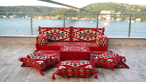 8 Thickness Single Seating Sofa, Arabic Sofa, Floor Sofa Seating Set