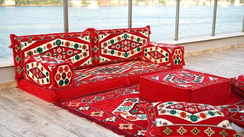 8 Thickness Single Seating Sofa, Arabic Sofa, Floor Sofa Seating Set