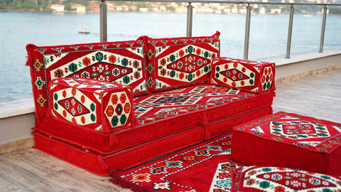 8 Thickness Single Seating Sofa, Arabic Sofa, Floor Sofa Seating Set