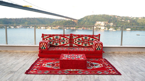 8 Thickness Single Seating Sofa, Arabic Sofa, Floor Sofa Seating Set