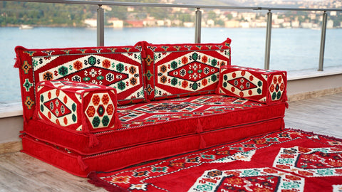 8 Thickness Single Seating Sofa, Arabic Sofa, Floor Sofa Seating Set