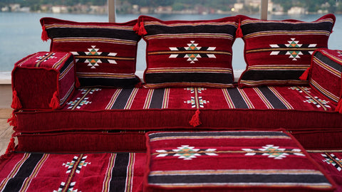 Single Sofa Set, Arabic Sofa, Floor Sofa Seating Cushions