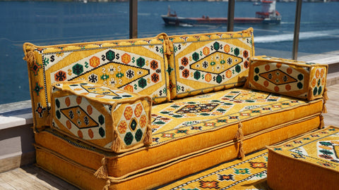 8 Thickness Single Seating Sofa, Arabic Sofa Set, Floor Seating Set