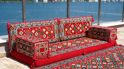 8 Thickness Single Seating Sofa, Arabic Jalsa, Floor Cushions Set