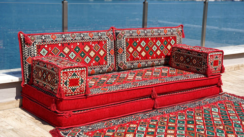 8 Thickness Single Seating Sofa, Arabic Jalsa, Floor Cushions Set