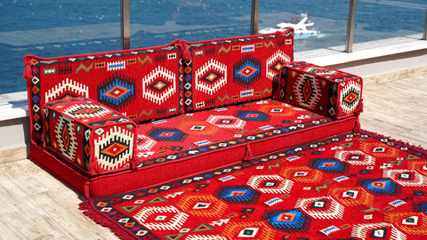 Single Sofa Set, Arabic Jalsa, Turkish Sofa, Floor Cushions