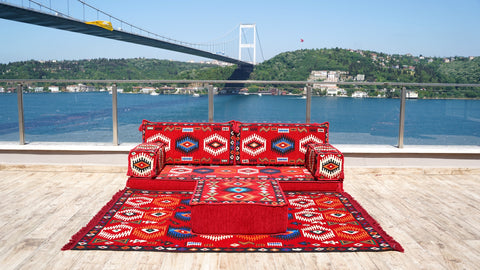 Single Sofa Set, Arabic Jalsa, Turkish Sofa, Floor Cushions