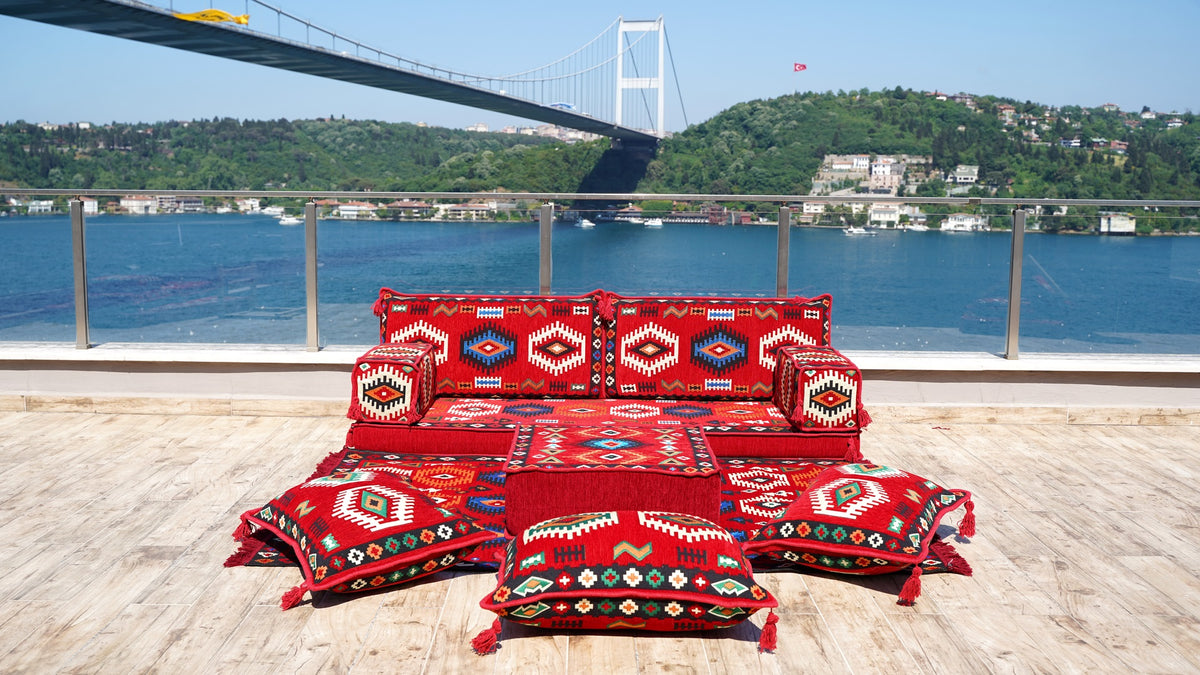 Single Sofa Set, Arabic Jalsa, Turkish Sofa, Floor Cushions