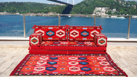 Single Sofa Set, Arabic Jalsa, Turkish Sofa, Floor Cushions