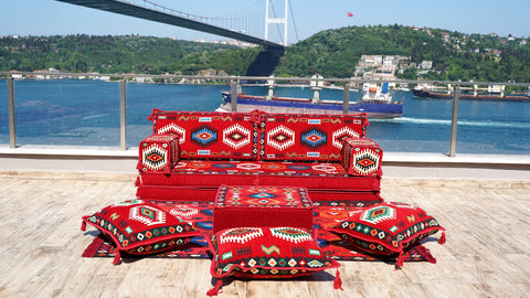 Single Sofa Set, Arabic Jalsa, Turkish Sofa, Floor Cushions