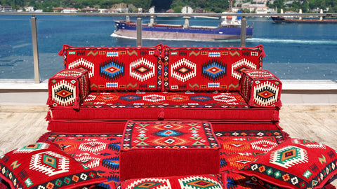 Single Sofa Set, Arabic Jalsa, Turkish Sofa, Floor Cushions