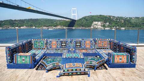 8 Thickness U Sofa Set, Moroccan Sofa, Turkish Seating Cushions, Arabic Majlis Sofa