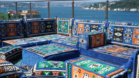 8 Thickness U Sofa Set, Moroccan Sofa, Turkish Seating Cushions, Arabic Majlis Sofa