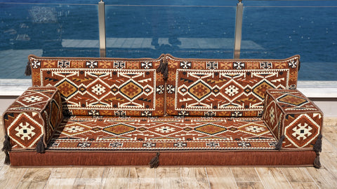 Loveseat Sofa, Arabic Jalsa, Turkish Seating Cushions