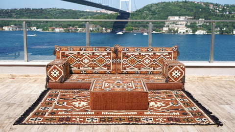 8 Thickness Single Seating Sofa, Arabic Jalsa, Floor Seating Cushions