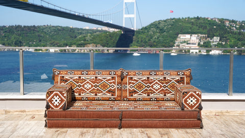 Loveseat Sofa, Arabic Jalsa, Turkish Seating Cushions