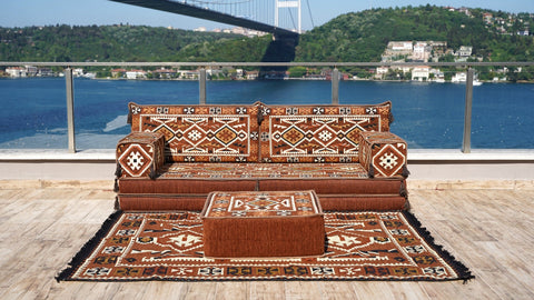 8 Thickness Single Seating Sofa, Arabic Jalsa, Floor Seating Cushions