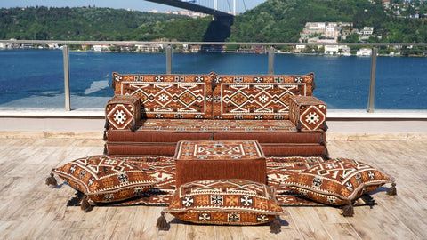 8 Thickness Single Seating Sofa, Arabic Jalsa, Floor Seating Cushions