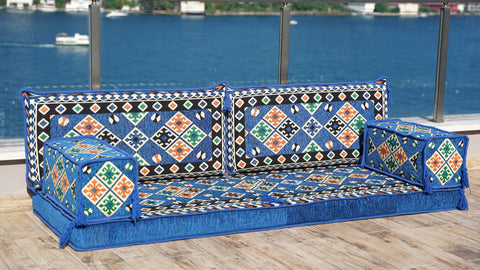 Loveseat Sofa, Floor Sofa Seating, Arabic Majlis Set