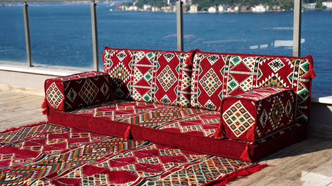 Single Sofa Set, Arabic Sofa, Floor Seating Set