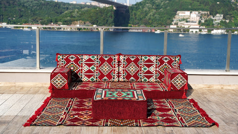 Single Sofa Set, Arabic Sofa, Floor Seating Set