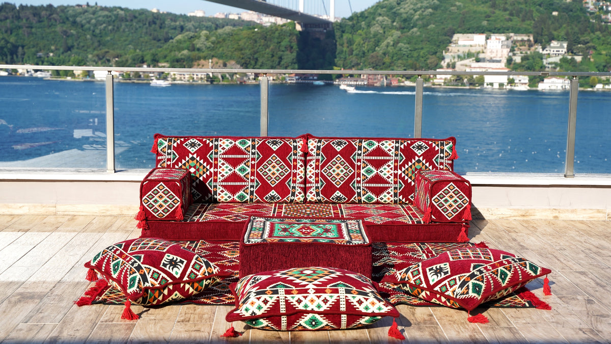 Single Sofa Set, Arabic Sofa, Floor Seating Set